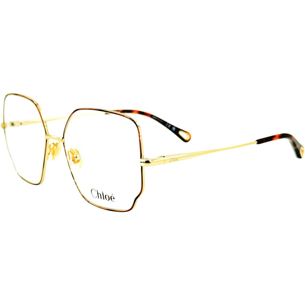 Chloe CH0096O Womens Metal Eyeglass Frame 008 Havana 53-15 Italy